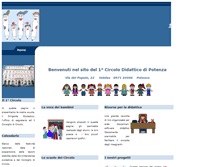 Tablet Screenshot of primocircolopotenza.it